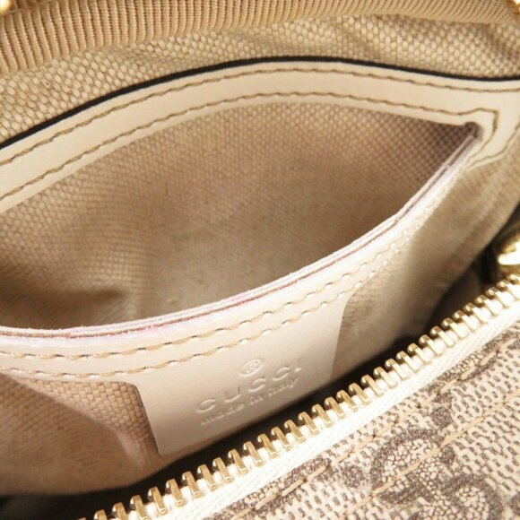 GUCCI Authentic Brown Canvas Shoulder Bag - Picture 7 of 10